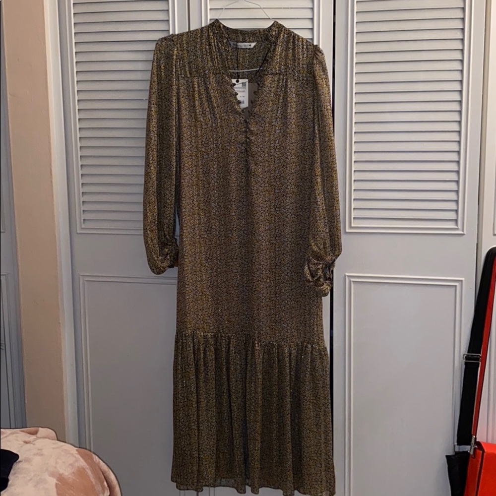 Floral midi dress from Zara